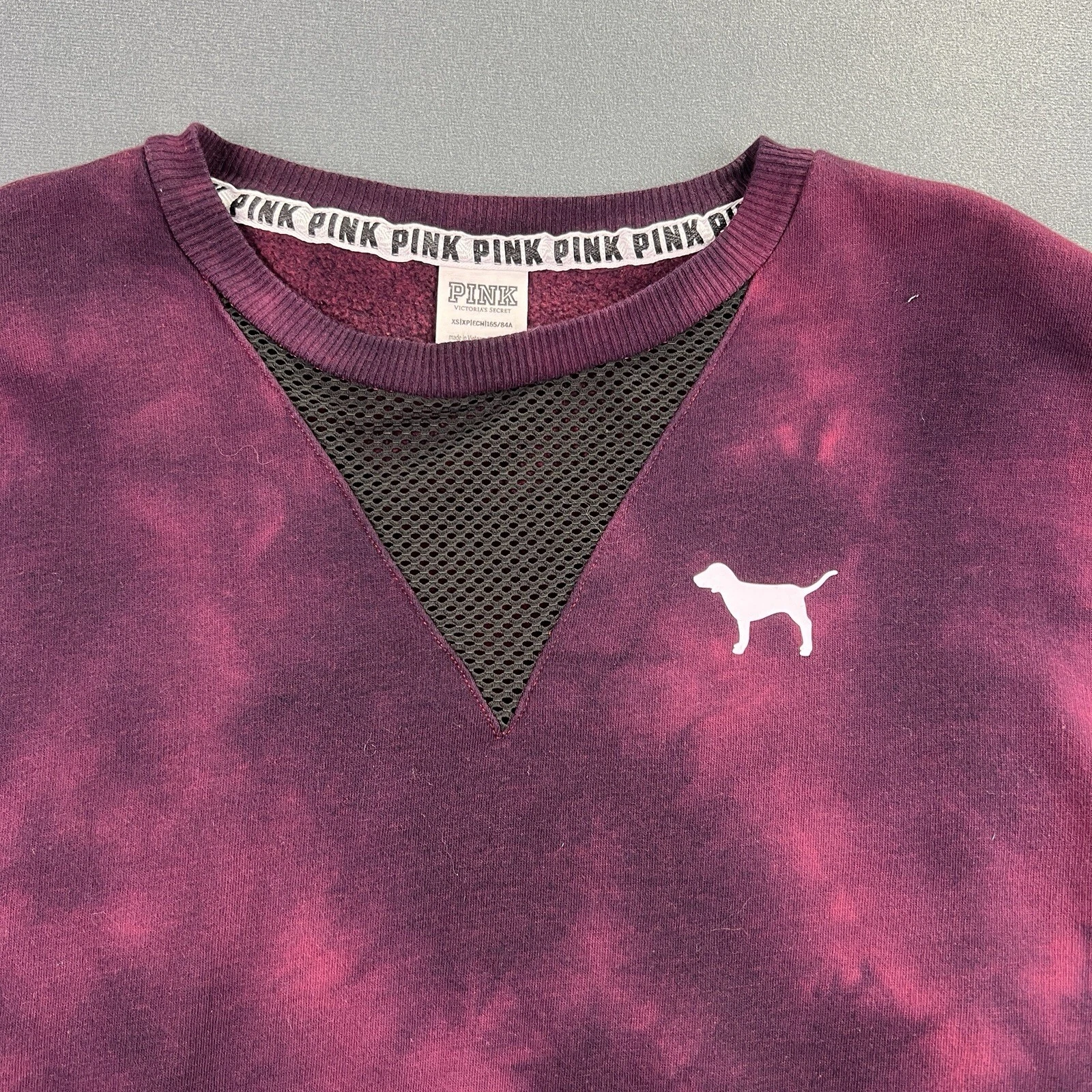 victoria-secret-vs tie dye pullover pump cover sweatshirt