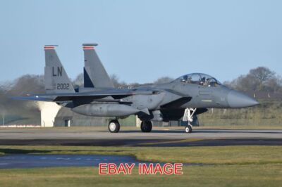 PHOTO  AEROPLANE MCDONNELL DOUGLAS F-15E-64-MC STRIKE EAGLE '01-2002 / LN' 