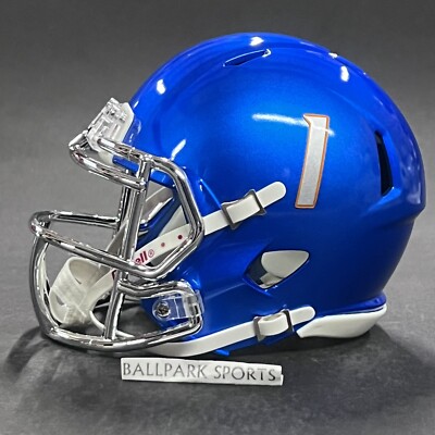 Boise State Broncos Speed Mini Helmet Riddell NCAA Blue 2024