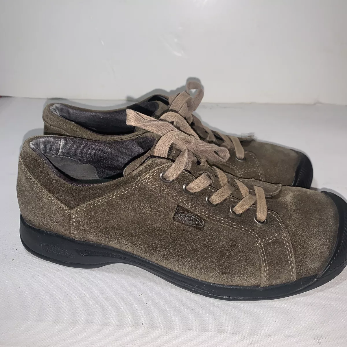 Keen Shoes Womens Size 8 Reisen Suede Brown Lace Up Oxford