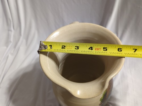 Shakers & Thangs Pottery Pitcher, Black & White Cow Themed, 9 1/4"H - PRE-OWNED - Picture 13 of 13