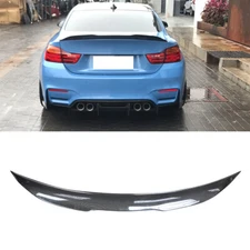 Carbon Fiber For 14-19 BMW F30 F80 F82 F83 M4 PSM Style Rear Trunk Wing Spoilers