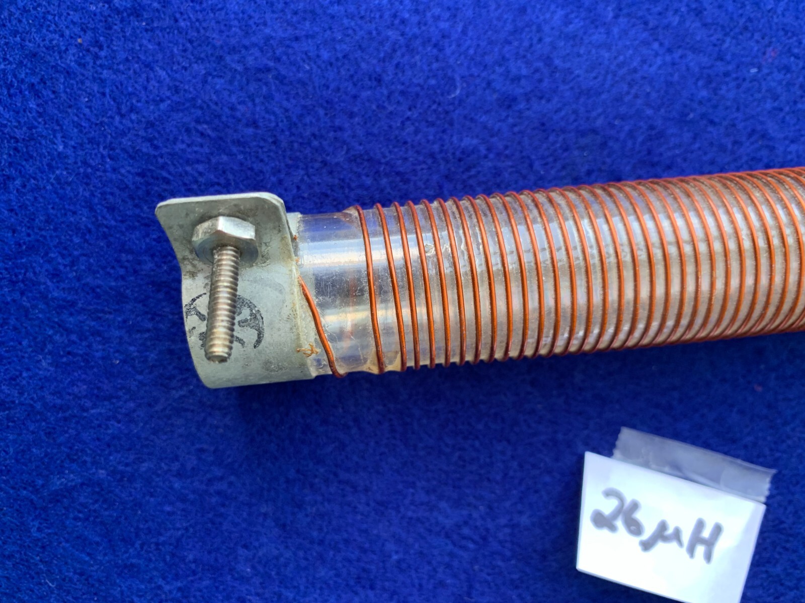 RF Plate choke 26uH on glass form eBay