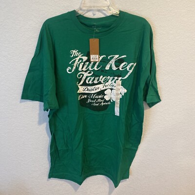 Sonoma ''Full Keg Tavern Dublin'' Green T-Shirt 2XL Kohl's New with Tags