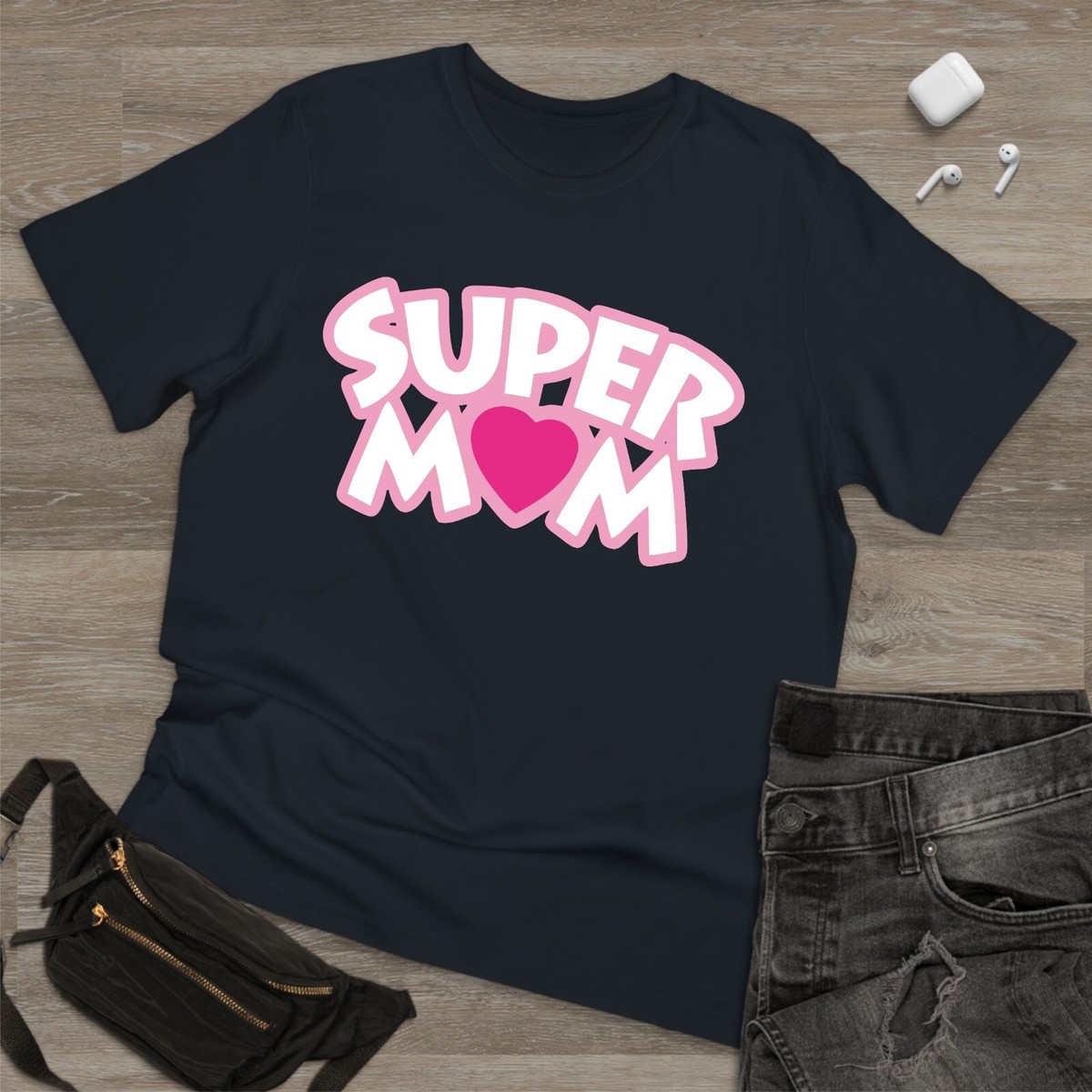 Super Mom Breast Cancer Awareness t shirt, Mother's Day gift