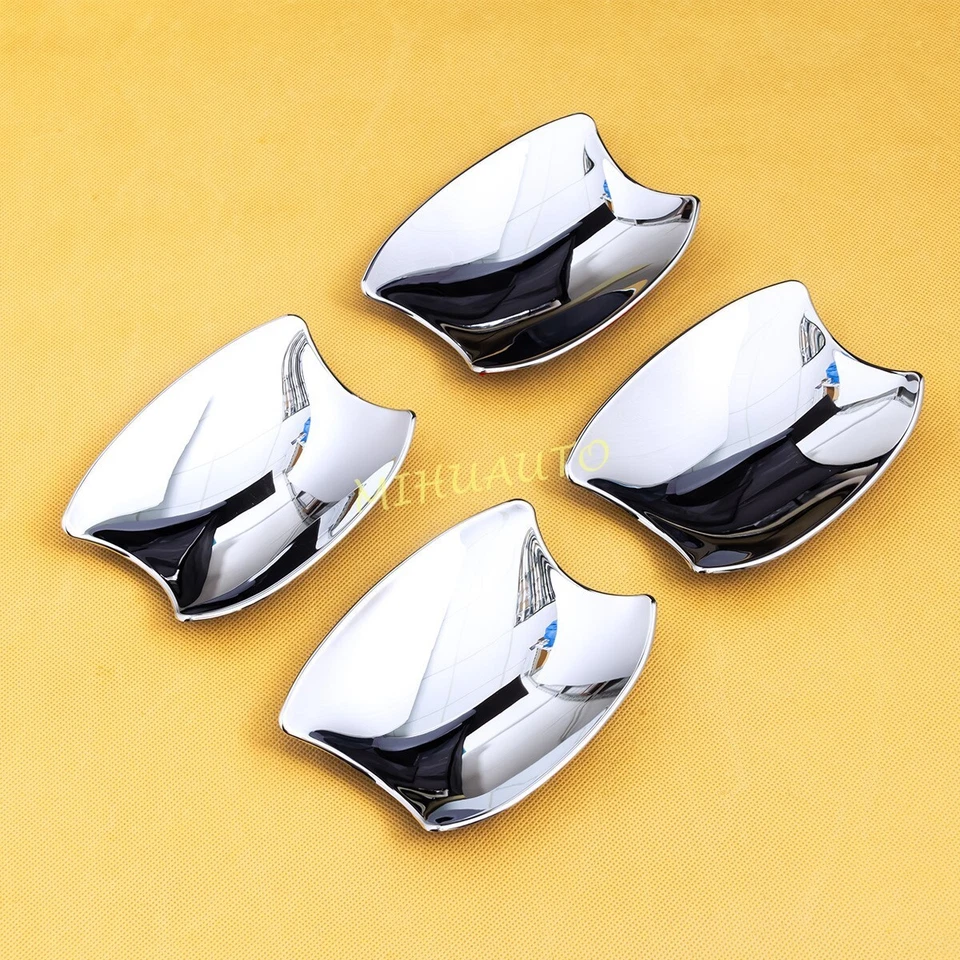 Manija de puerta exterior de coche cromado brillante tazones moldura para Honda CR-V 2023-2024 Foto 3 de 4