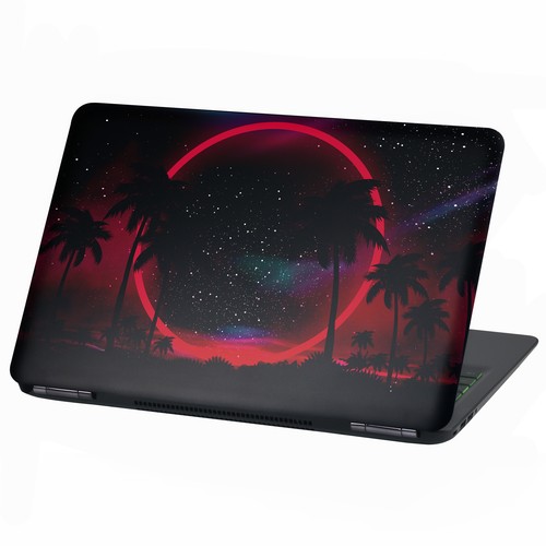 Naklejka foliowa na laptopa 13"-17" cali Skin LP91 Neon Beach - Zdjęcie 8 z 28