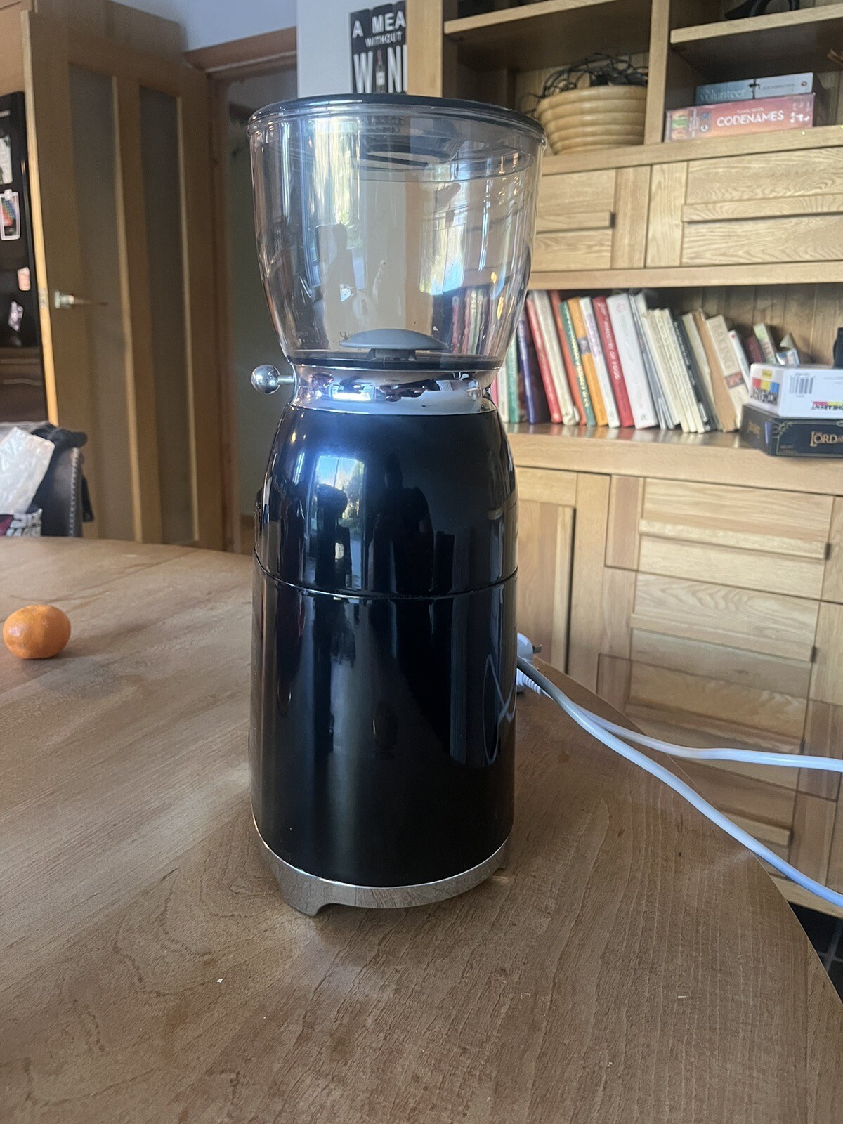 SMEG CGF01BLUK Coffee Grinder Black 8017709283070 eBay