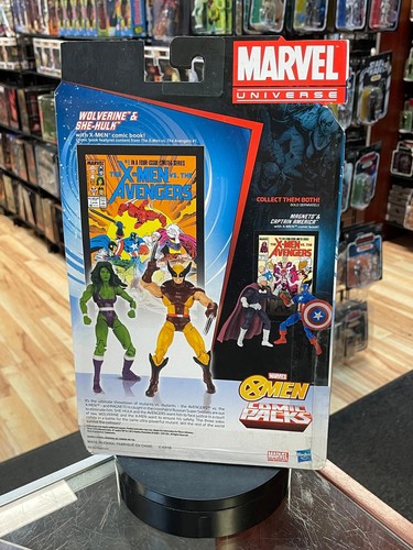 Wolverine & She-Hulk Greatest Battles (Marvel Universe, X-men, Hasbro) **SEALED* - Picture 4 of 4