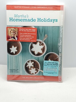 Martha Stewart Holidays: Homemade Holidays (DVD, 2005)  New
