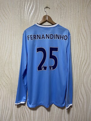 MANCHESTER CITY 2013 2014 HOME SHIRT JERSEY NIKE 574872-489 sz L