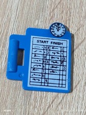 PLAYMOBIL DOSSIER BLEU REF 3423 4431 CHRONOMÈTRE FORMULE 1 COURSE BOLIDO