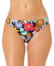 Salt + Cove Juniors' Floral-Print Hipster Bikini Bottom 17A 303