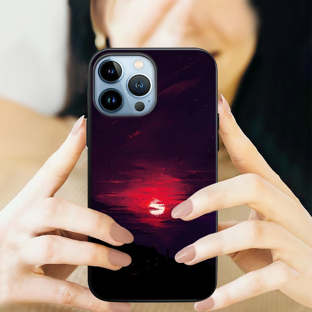Phone Case Space Soft Silicone Cover For iPhone 11 12 Pro 13 14 Plus 15 Pro Max