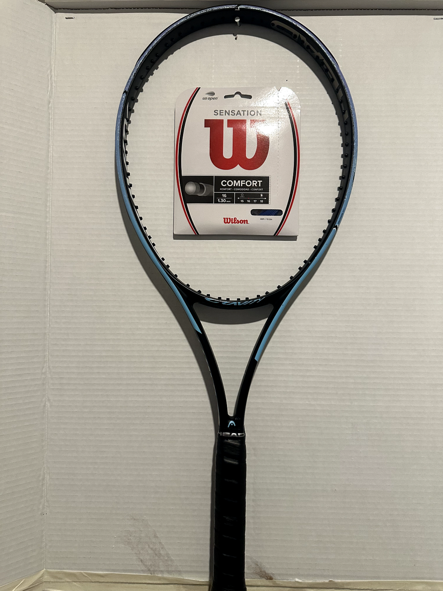 Head Gravity S 2021 Grips size is 4 3/8 tennis racquet Black Head Gravity S 2021 Grips size is 4 3/8 tennis racquet Black