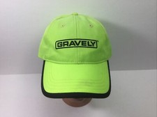 Gravely Tractor Logo Hat Lime Green Canvas Trucker Cap Adult Adjustable Strap