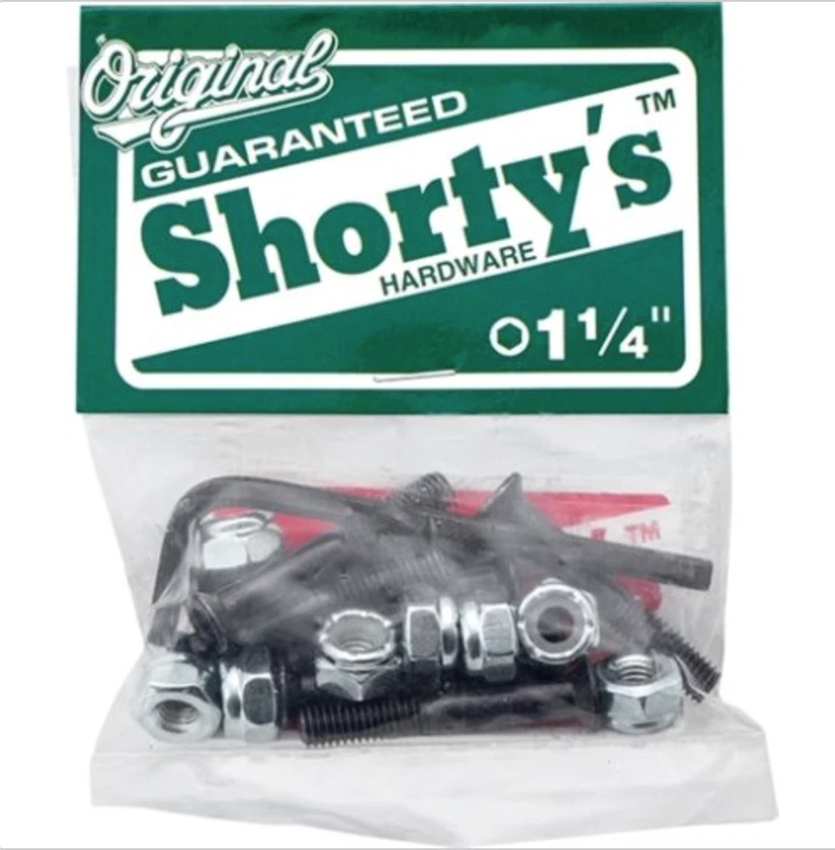 SHORTYS Shorty's Skateboard Hardware, 1 1/4 inch Allen Hex Head Hardware