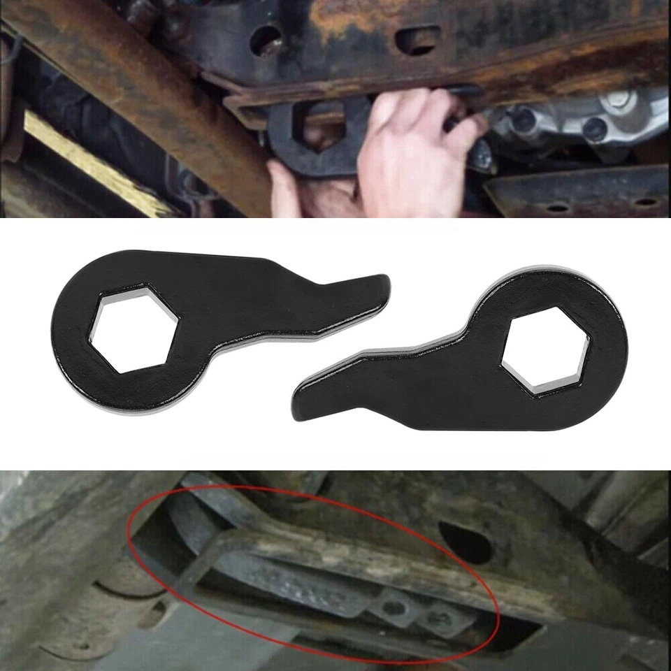 8-Lug Forged Front 1-3" Lift Kit W/ Shock Extender For GMC Chevy 2500 3500 99-13 - Imagem 4 de 4