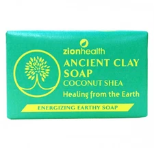 Adama Minerals Ancient Clay Coconut Shea Soap 100% Natural. Vegan Soap