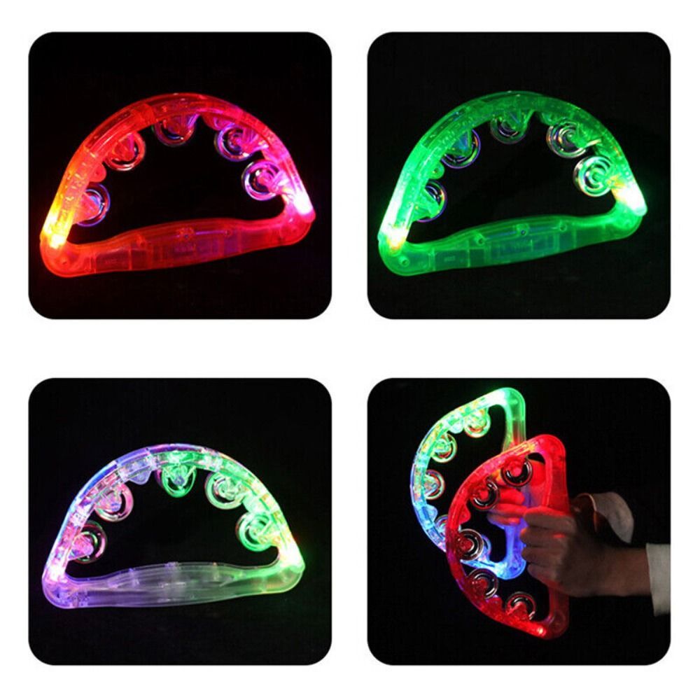 ABS Illuminated Hand Rattle Random color LED Light Up Sensory Toy Party ...