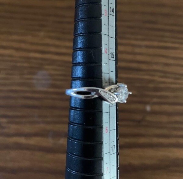 Sterling Silver Ring Size 5 Five - image 3