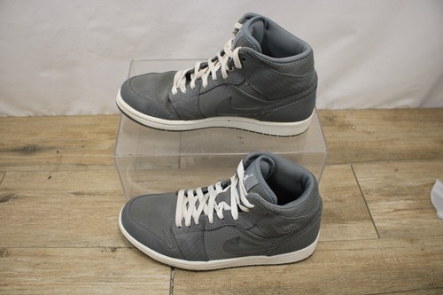 Nike Air Jordan 1 Phat Mid Cool Grey Carbon Mens Size 8 US 41 EU 364770 005 - Picture 2 of 10