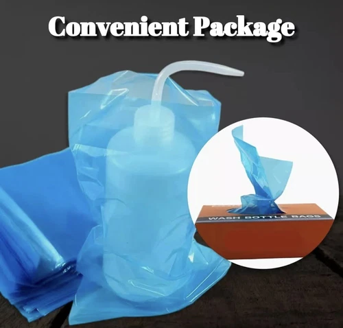 EMALLA Tattoo Wash Bottle Bags Covers Sleeves 250 pcs ~ New Sealed image 7
