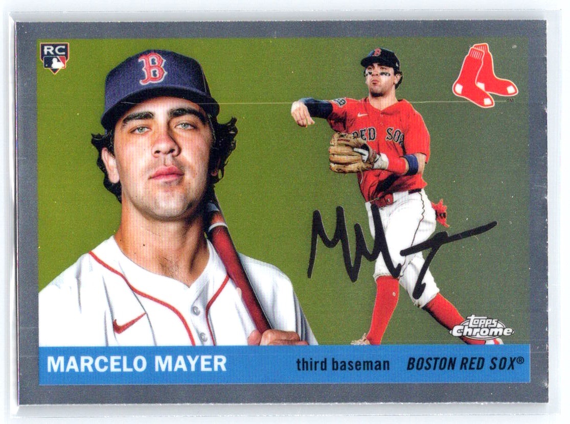 2025 Topps Chrome Platinum Marcelo Mayer #267 Rookie Boston Red Sox