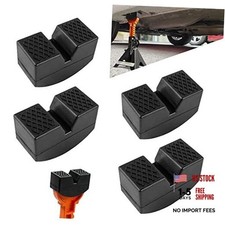 Jack Pad Adapter for Jack Stands 3 Ton Rubber Frame Rail Protector Jack 4 Pack