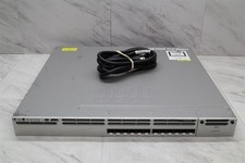 Cisco WS-C3850-12S-E 12-Port Gigabit PoE Network Switch w/ 350W PSU