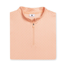 NEW Ladies FootJoy WOMENS L/S 1/4 ZIP SUN PROTECTION GOLF JACKET, PEACH, SMALL