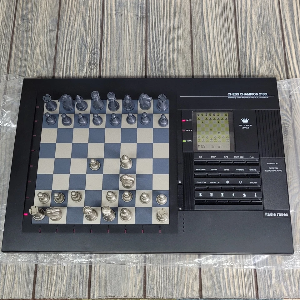 Radio Shack Electronic Chess Champion 2150L Tested Mint Cond Set Garry Kasparov - Image 3 of 4
