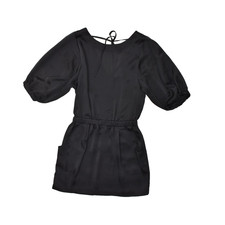 MICHAEL Michael Kors Women's Black Mini Dress Regular Size 8 Short Sleeve