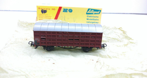 Liliput H0 232 Viehtransportwagen  - DB - in OVP # 15220 | Condition: Gebraucht