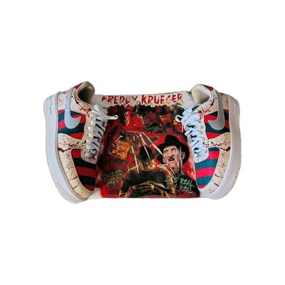 Mens Custom Nike Air Force 1 Low (Freddy Krueger) Size 8