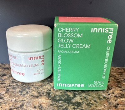 INNISFREE Cherry Blossom Glow Jelly Facial Cream 1.69 fl oz NIB Exp 04/2028 Seal