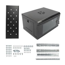 Wall Mount 6U Network Server Rack Cabinet Enclosure 15.5'' Deep Door Lock