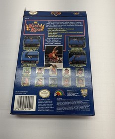 WWF King of the Ring Nintendo NES LJN Complete, CIB, USA