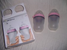 2 Pcs Comotomo Baby Bottle Set 8 Oz Medium Flow Nipple Feeding