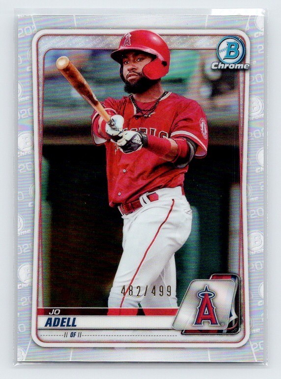 Jo Adell 2020 Bowman #BCP-100 Los Angeles Angels Refractor /499