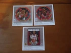 Michael Jordan (3) Bradford Exchange Collector Plates Cards 3.5 x 3.5 RARE