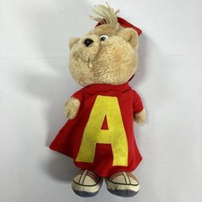 Vtg Alvin Chipmunks Plush Stuffed Animal Doll 11" 1980s