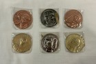 Set Of 6 Star Wars Coins W/ Sleeve California Lottery Promotion — photo 1