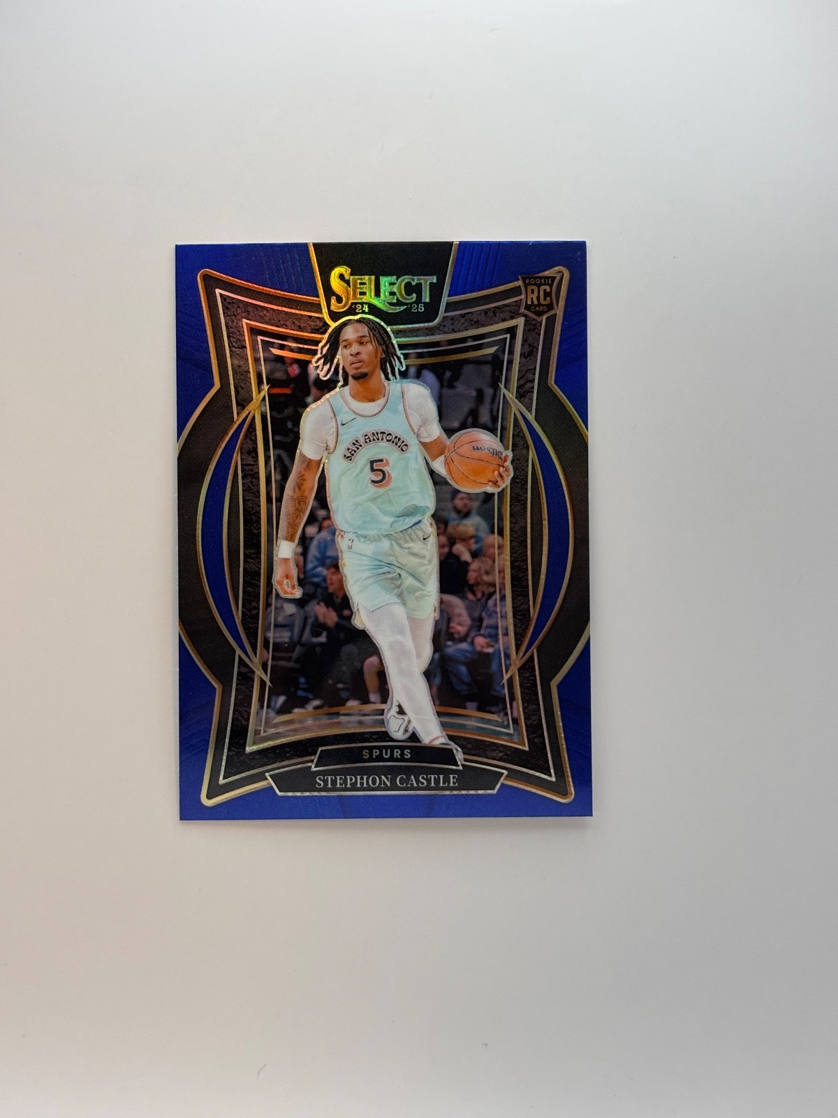 2024-25 Panini Select - Concourse Stephon Castle #72 Blue Prizm (RC)