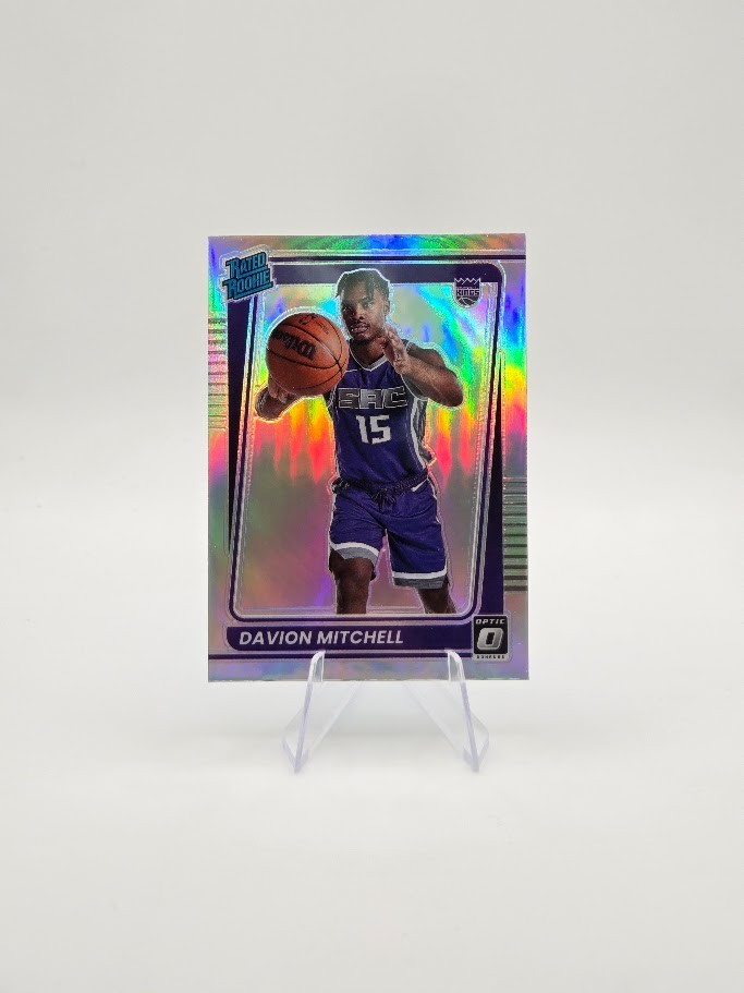 Davion Mitchell 2021-22 Panini Donruss Optic RC Holo #155 Kings