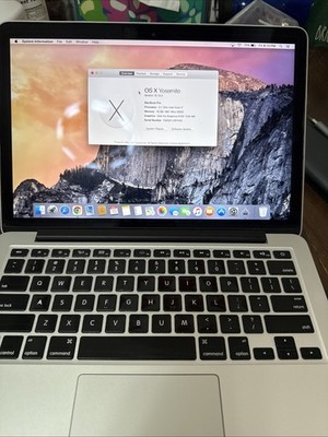 Apple MacBook Pro Retina 13  2015 A1502 - Core i7-5557U - 16GB RAM - 256GB SSD