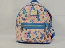 Disney Parks Loungefly Lilo Stitch Stitch and Angel Mini Backpack