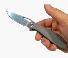 CountyComm x Luft Exclusive BXTR Paragon Folding Knife Fox Knives Grey G10 EDC