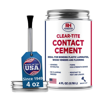 #ad #ad Clear Tite Contact Cement 4 oz. can Laminate Flooring Countertops Tablet... $18.91