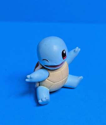 Squirtle Pokemon - Sitting & Winking WCT Figure - 2019 Wicked Cool Toys - 1.5''